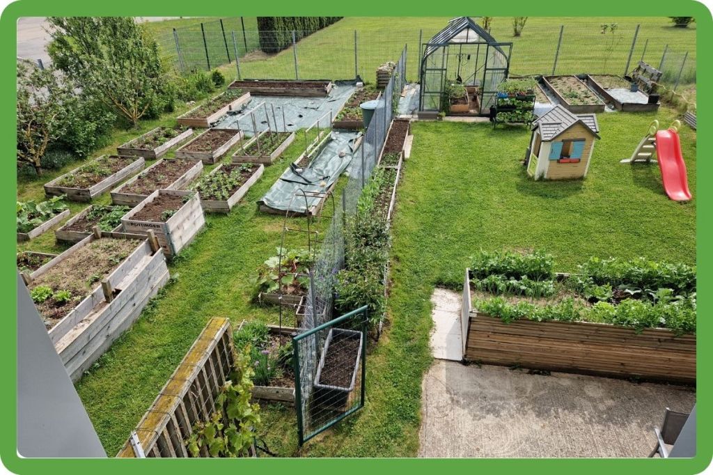 Présentation de notre potager à plus de 800 mètres d&rsquo;altitude