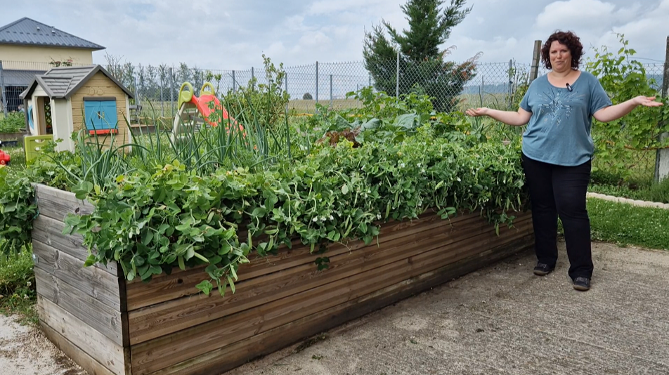 Bac surélevé pour jardiner debout